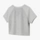 Baby Girl Rhinestones Round Neck Crop Tops Cropped Tee Sports Workout Crop Top