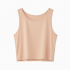 Lady Crop Tops Sleeveless T-Shirt Tank Tops Summer Beach Vest Bare Midriff Summer Fashion Clothes