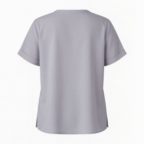 Blouses Tops Shirt Short Sleeve Light Weight Short Length Plus Sizes Top and Blouses for
