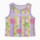 Floral Charm Summer Fashion Casual Letter Printed Sleeveless Y2k Striped Tank Top