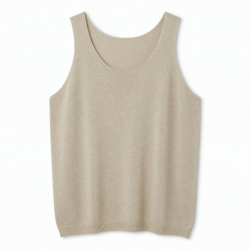 Loose Fit Tank Tops Casual Plus Size Summer Sleeveless Tees Dressy Blouse made of Knitted Fabric
