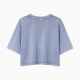 New Clothes Crop Top Print T-shirt Acid Wash Plain Loose Casual Tee Cotton t Shirt