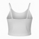 Tees Polyester Crop Top Blank Plain Sexy Slim Fitted Tank Top Lady Casual T-shirts