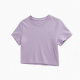 Basic Short Sleeve Crop T Shirt Top Y2K Clothes Workout Tops Summer Shirt for Plus Size Breathable Reorder