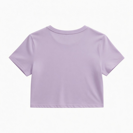 Basic Short Sleeve Crop T Shirt Top Y2K Clothes Workout Tops Summer Shirt for Plus Size Breathable Reorder