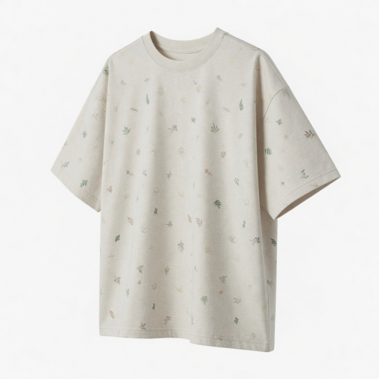 Printed Eco-Friendly Loose Drop Shoulder s T Shirt Heavyweight FREE shipping180-day lowest prices5-day