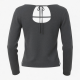 Sexy Top Backless Long Sleeve Casual Short Style Fit Slim Knit Long Sleeved T-shirt Top