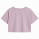 Design High-Waisted Breathable Cute Crop Top T-Shirt 210g Pure Cotton Loose Short-Sleeved Sport Top Yoga