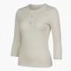 Summer Fashion Sexy Club Elegant Lace Trim Breathable Ribbed Knit Regular Sleeve O-Neck Slim Fit Beaded Top