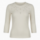 Summer Fashion Sexy Club Elegant Lace Trim Breathable Ribbed Knit Regular Sleeve O-Neck Slim Fit Beaded Top