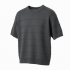 Solid Breathable Short-sleeved Knitted Streetwear Top